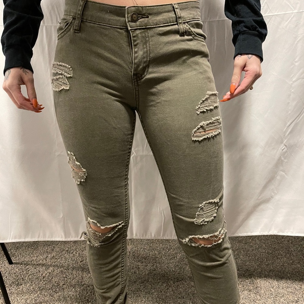 Army Green jeans